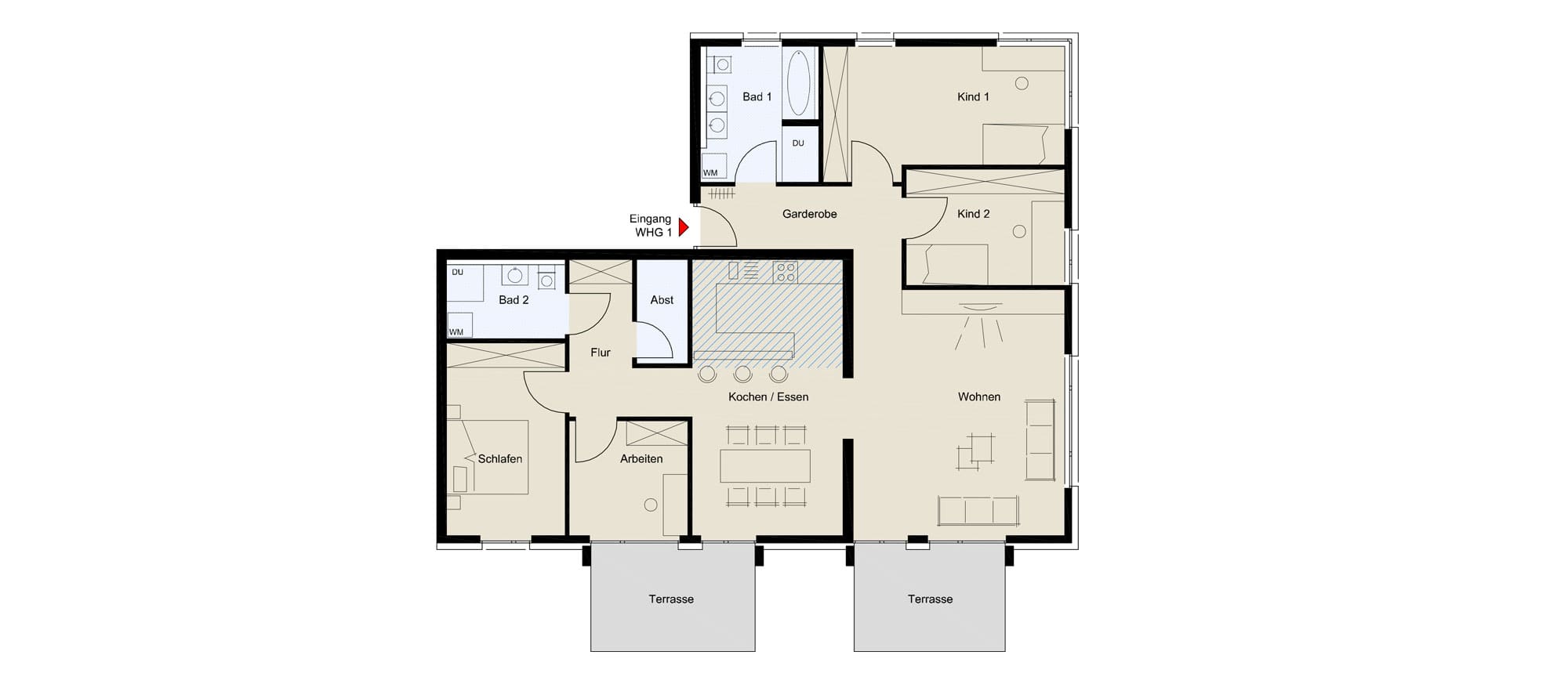 6Zimmer Wohnbau Härten